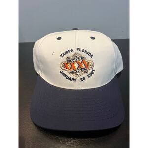 Super Bowl XXXV Hat 2001 Tampa Florida NFL Adjustable Snapback Cap Vintage-NOS